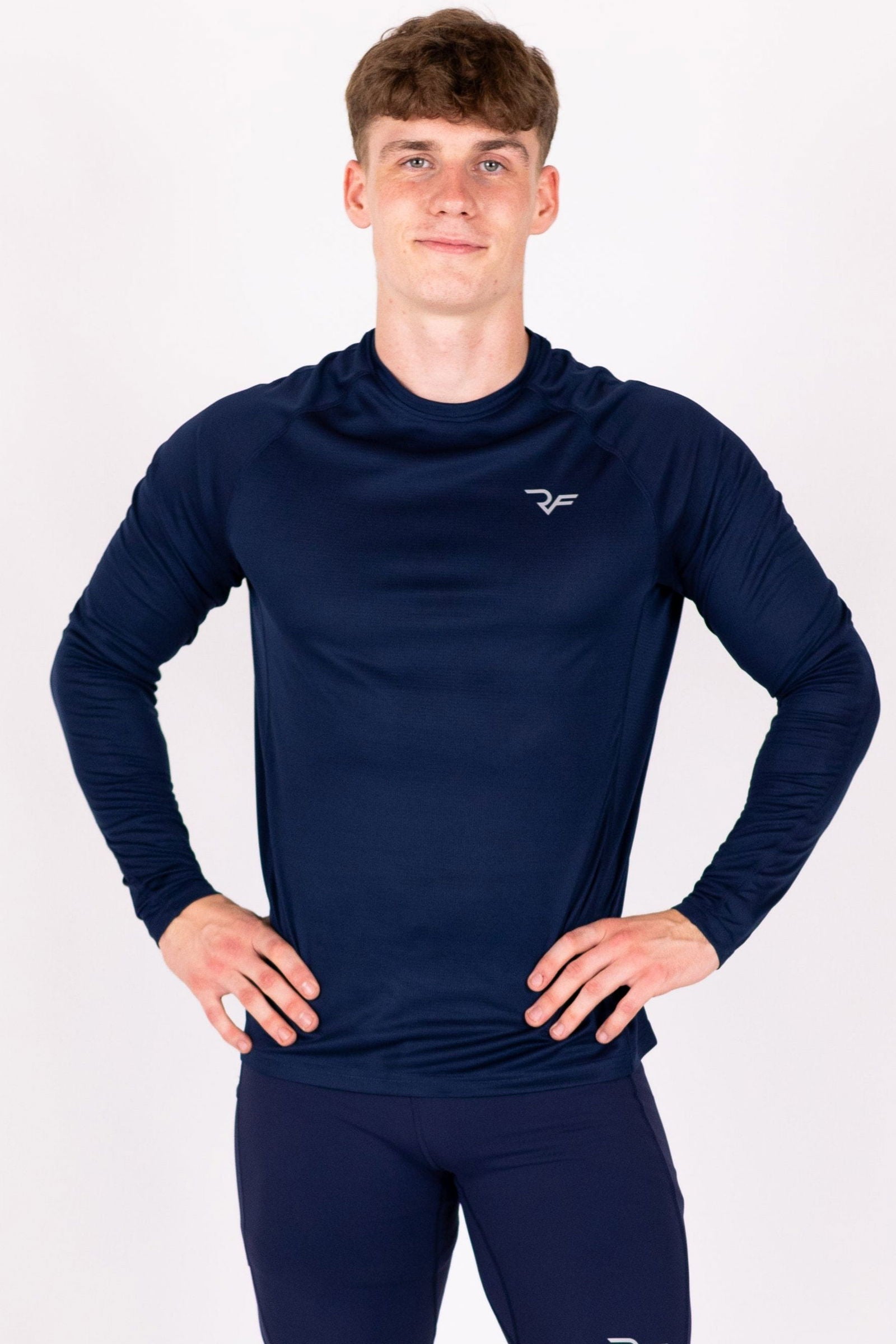 Aero-Vent Long Sleeve Shirt (Black Iris) - RYBELFIT Sportswear