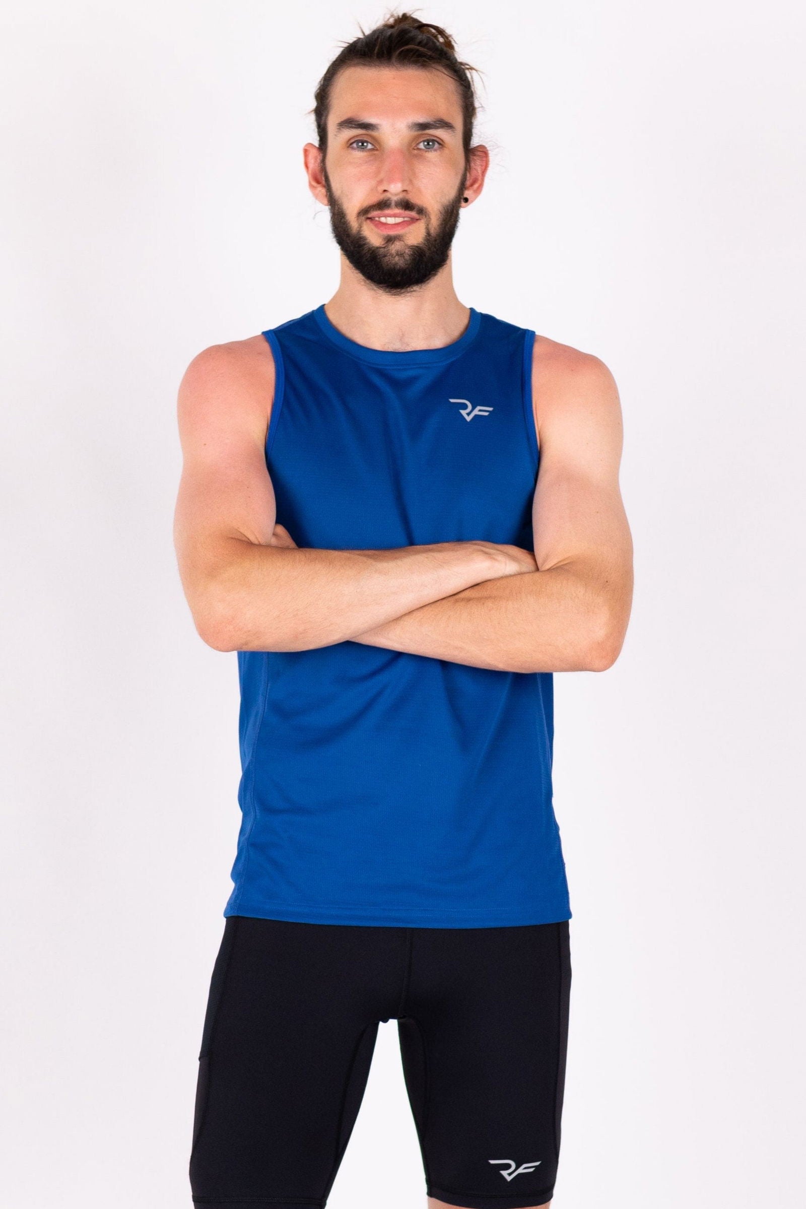 Aero-Vent Singlet (True Blue) - RYBELFIT Sportswear