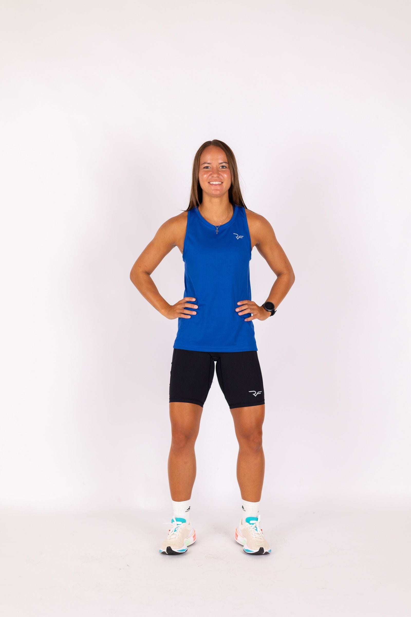 Aero-Vent Singlet Women (True Blue) - RYBELFIT Sportswear