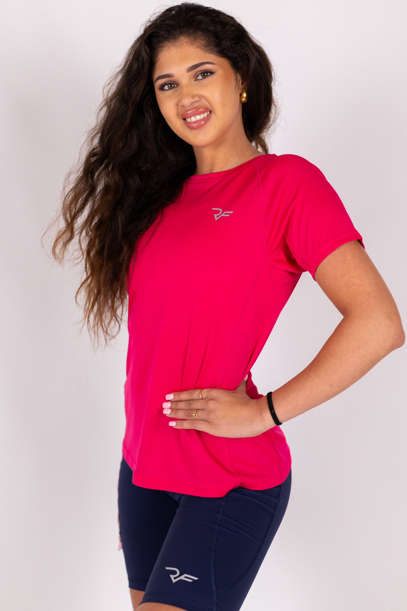 Aero-Vent T-shirt (Pink Peacock) - RYBELFIT Sportswear