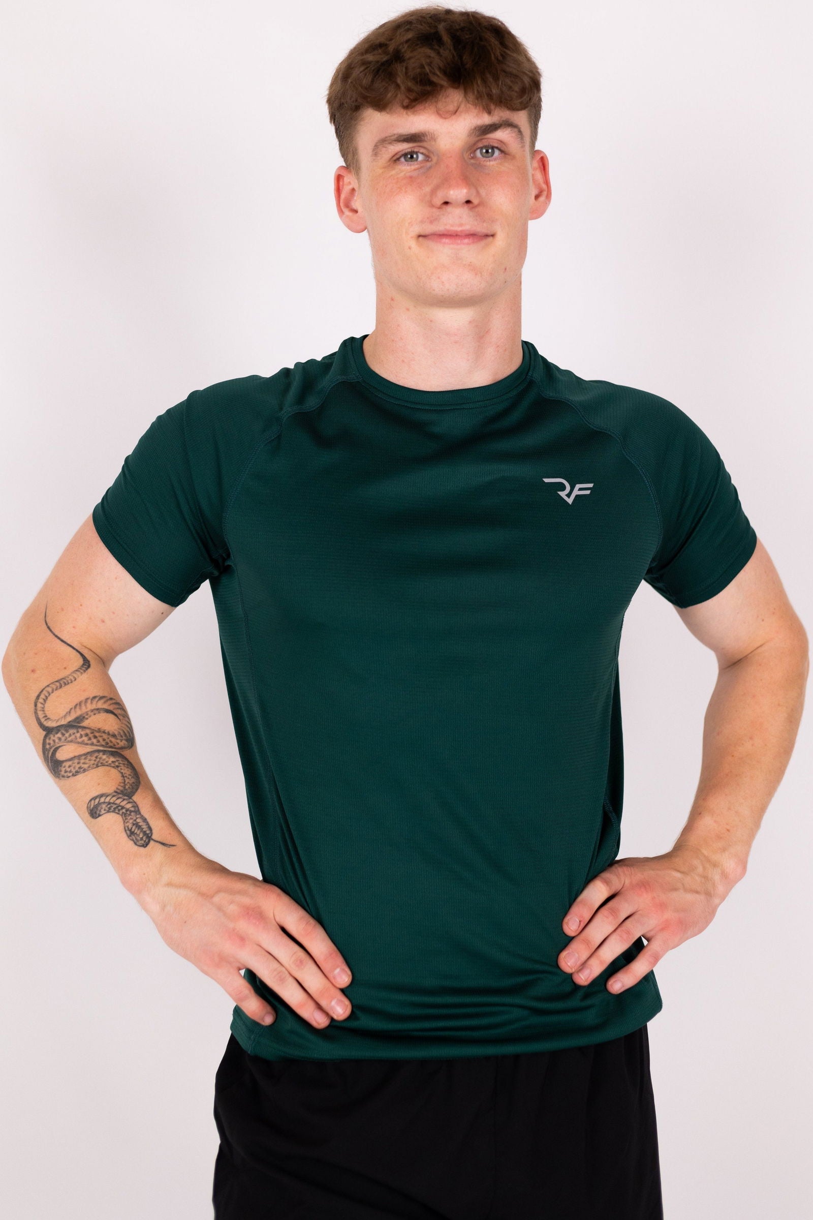 Aero-Vent T-shirt (Sea Moss Green) - RYBELFIT Sportswear