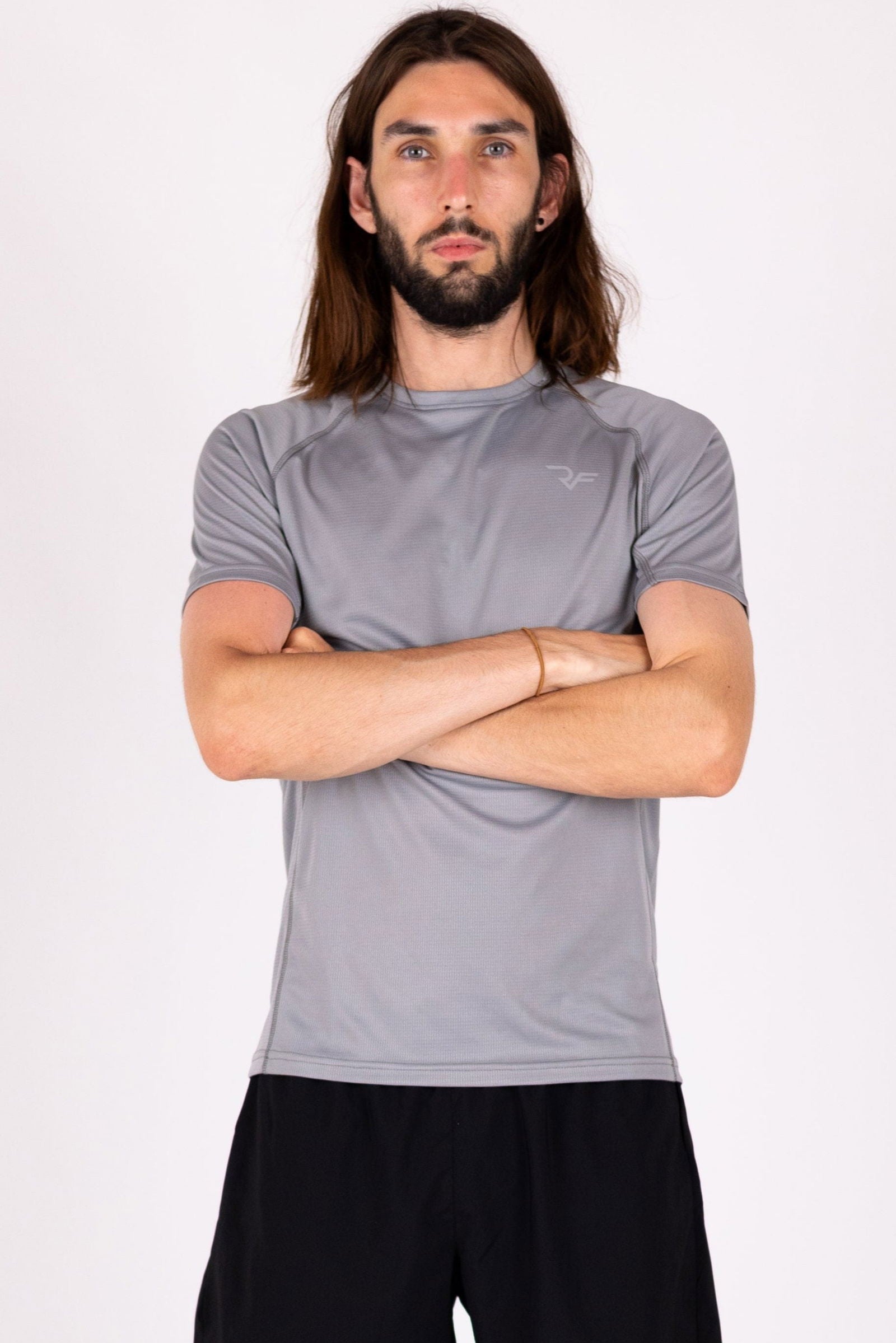 Aero-Vent T-shirt (Steel Grey) - RYBELFIT Sportswear