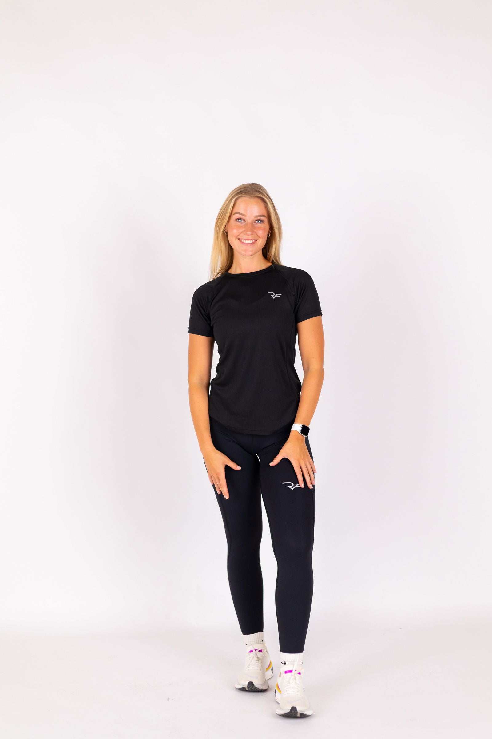 Aero-Vent T-shirt Women (Black) - RYBELFIT Sportswear