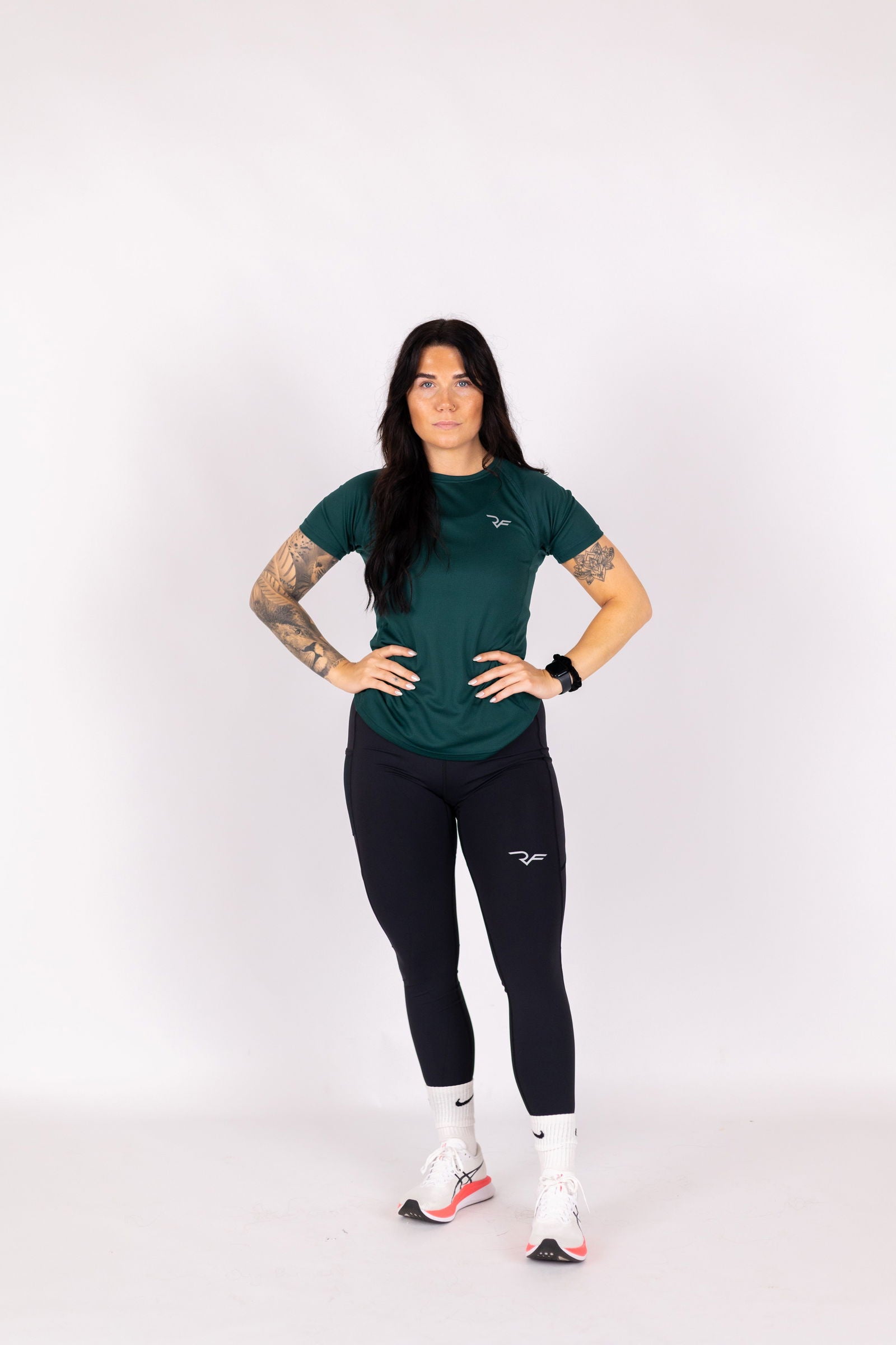 Aero-Vent T-shirt Women (Sea Moss Green) - RYBELFIT Sportswear