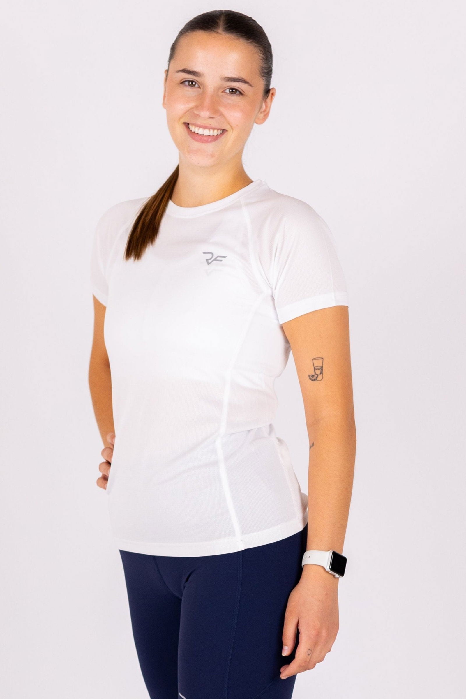 Aero-Vent T-shirt Women (White) - RYBELFIT Sportswear