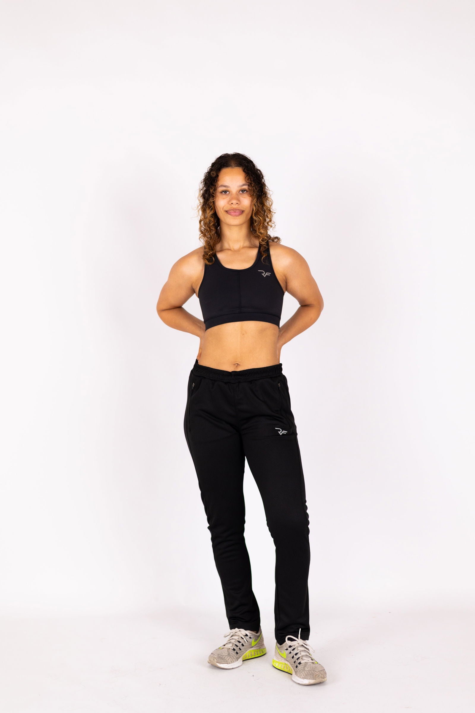 CoreFlex Pants Women (Black) - RYBELFIT Sportswear