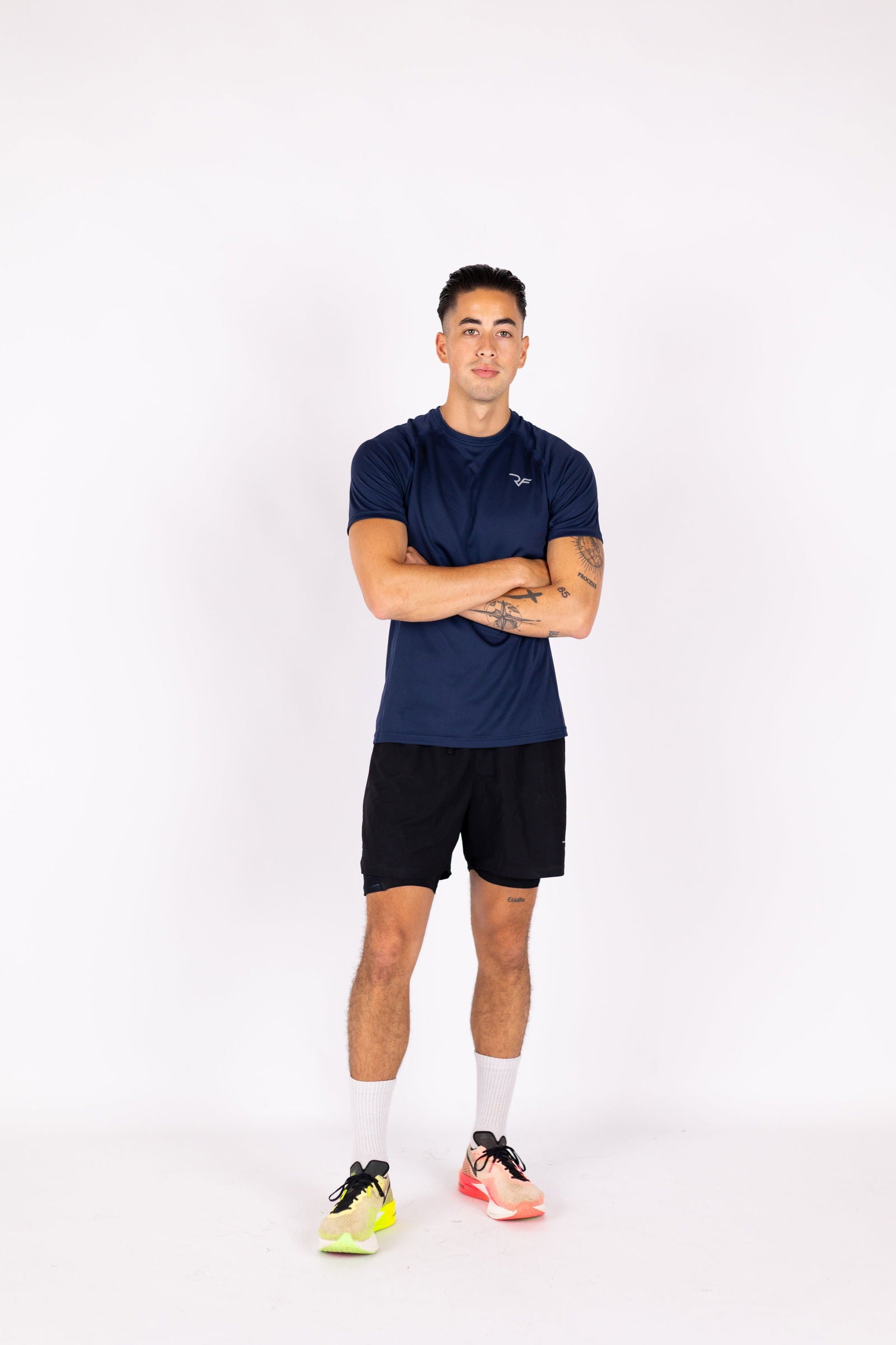 InfinixPace 2-in-1 Shorts (Black) - RYBELFIT Sportswear