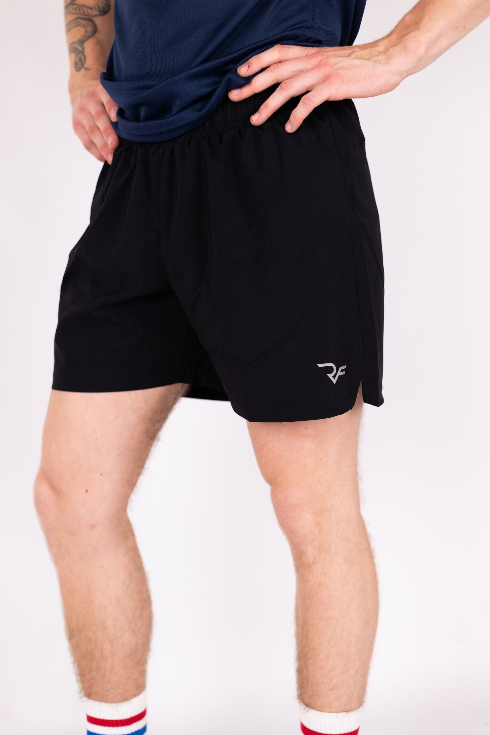 InfinixPace Core Shorts (Black) - RYBELFIT Sportswear