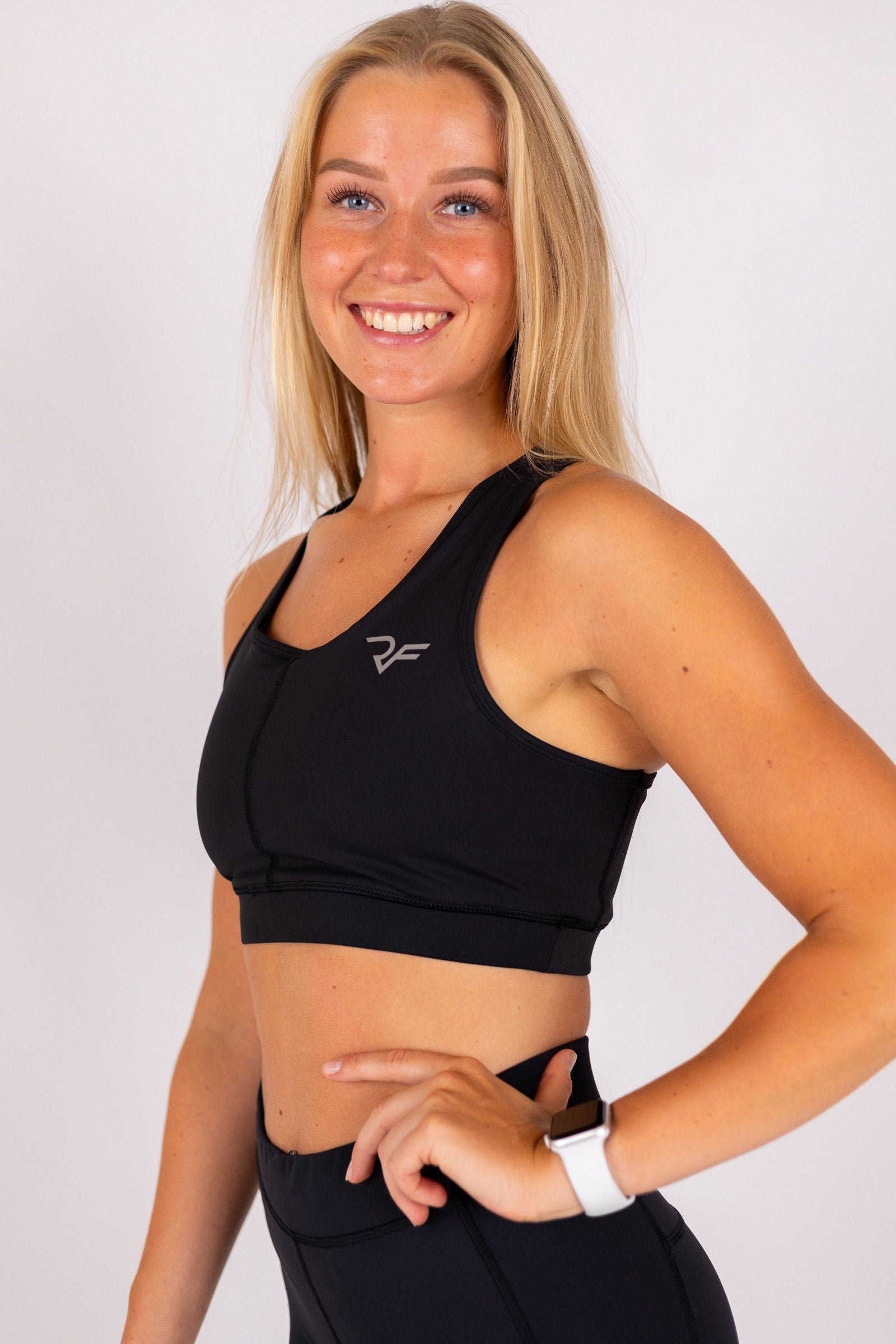 Peakmotion Sports Bra (Black) - RYBELFIT Sportswear