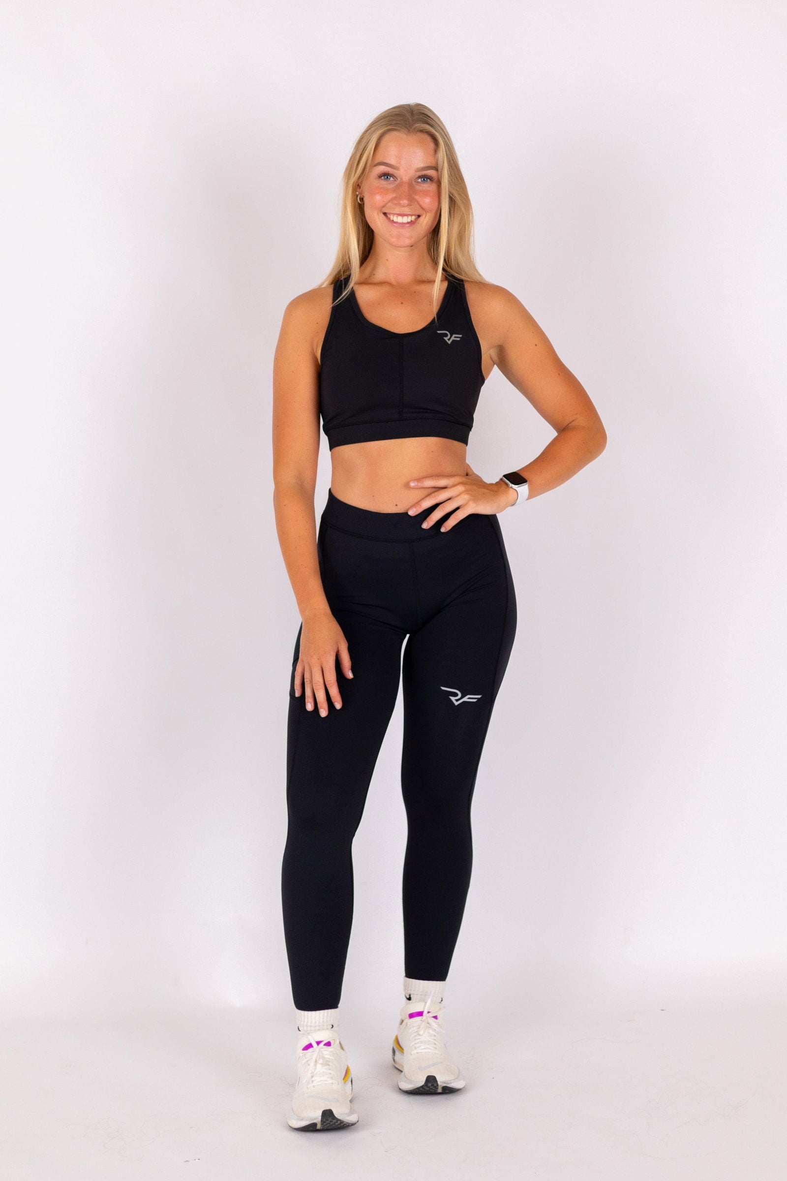 Peakmotion Sports Bra (Black) - RYBELFIT Sportswear