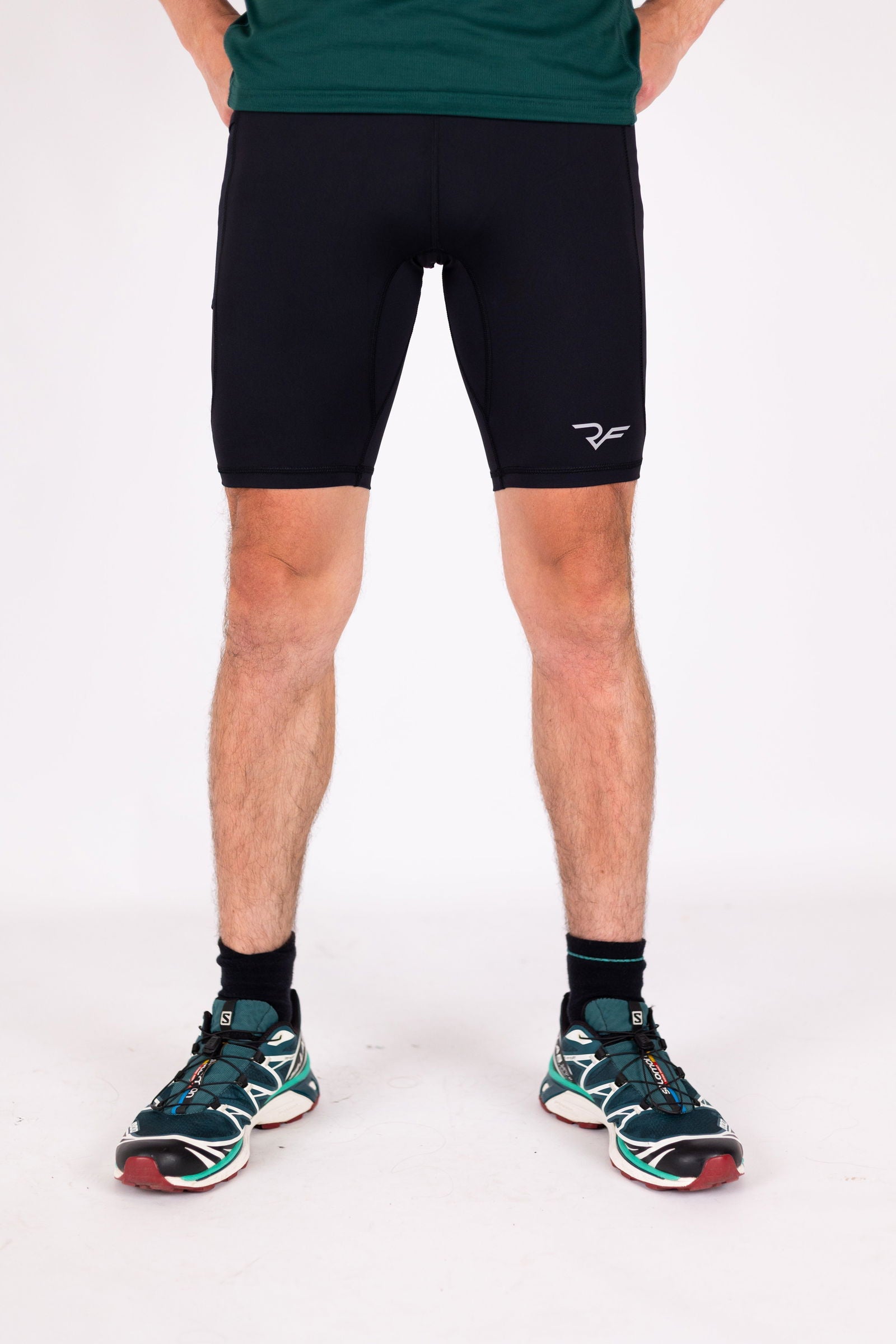 Performance Tight Shorts (Black) - RYBELFIT Sportswear