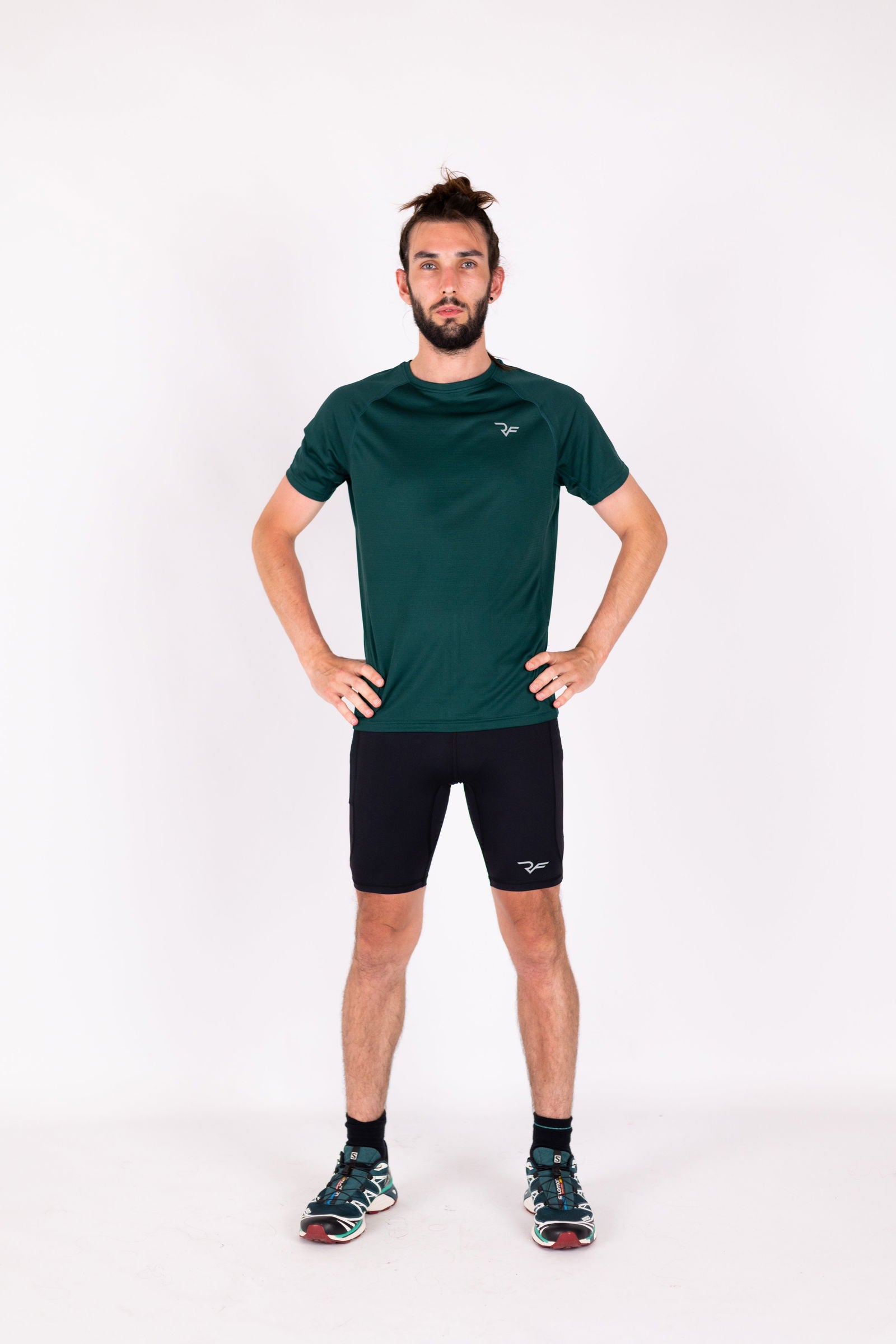 Performance Tight Shorts (Black) - RYBELFIT Sportswear