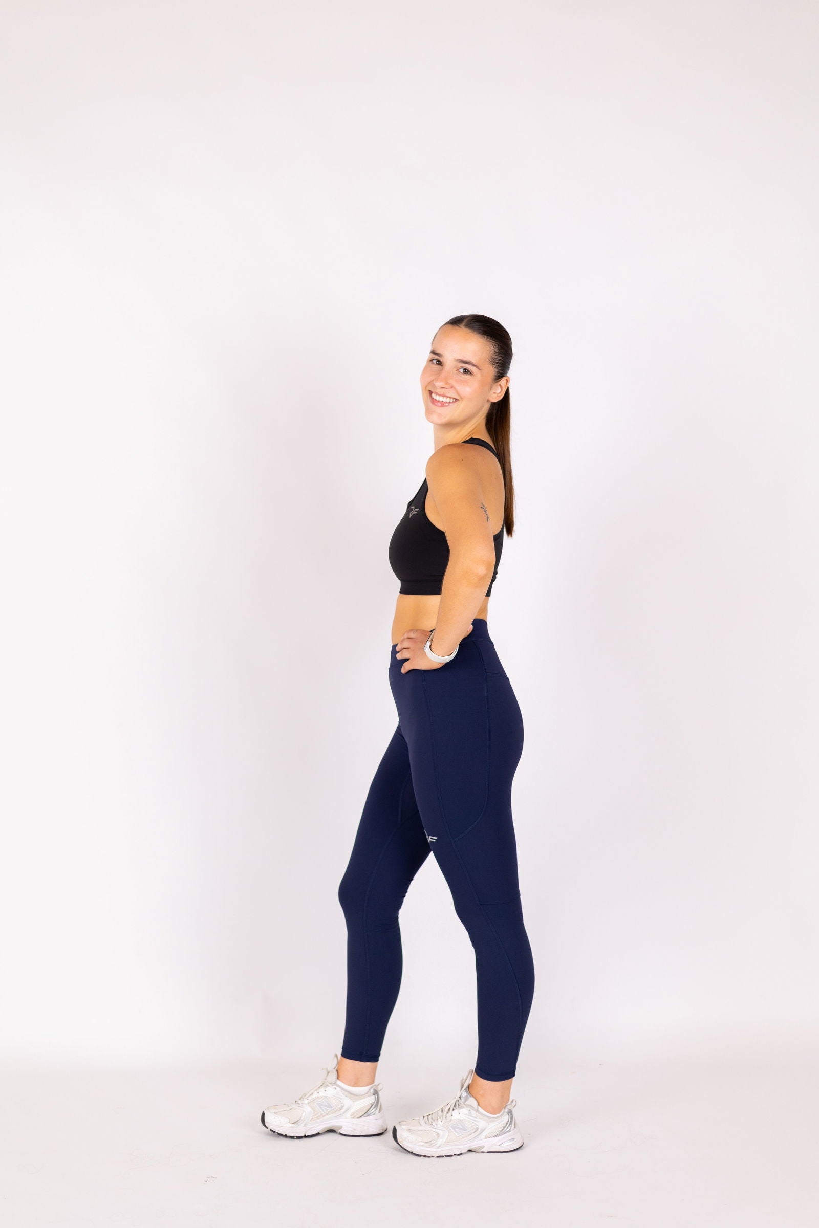 Performance Tights Women (Black Iris) - RYBELFIT Sportswear