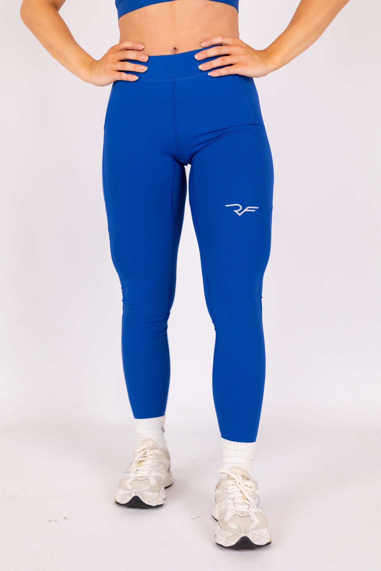 Performance Tights Women (True Blue) - RYBELFIT Sportswear