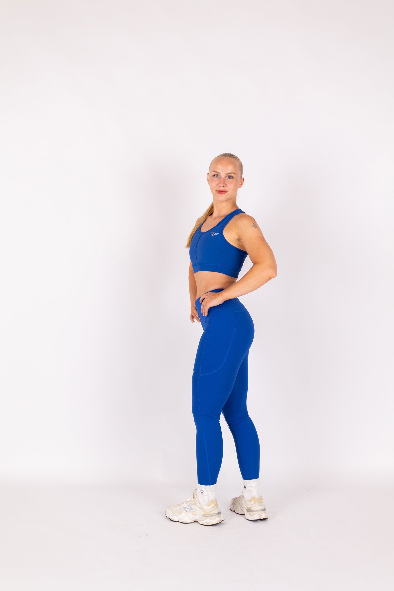 Performance Tights Women (True Blue) - RYBELFIT Sportswear